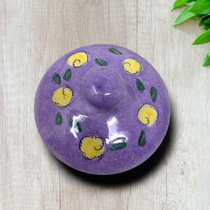 Vintage 90's Sue Zipkin x Sango Sweet Shoppe Small Lid Only Purple Replacement